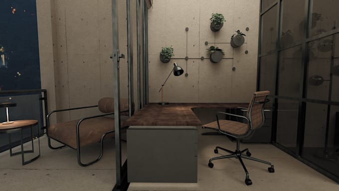 Design one room interior with realistic renders by Freelancerdana | Fiverr