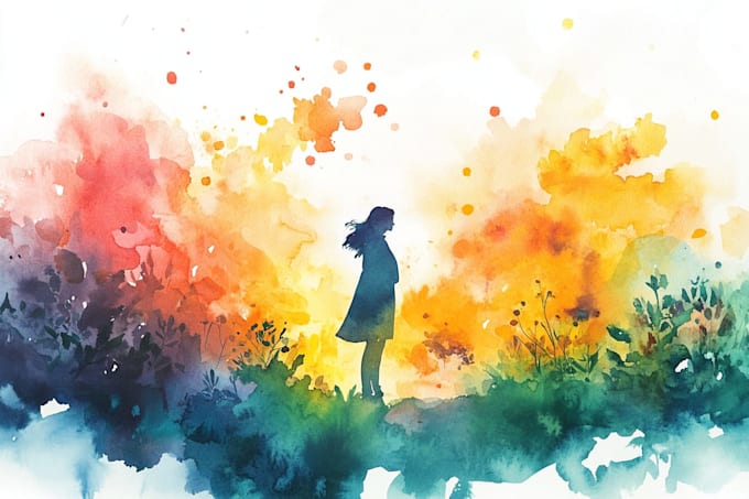 do a watercolor illustration