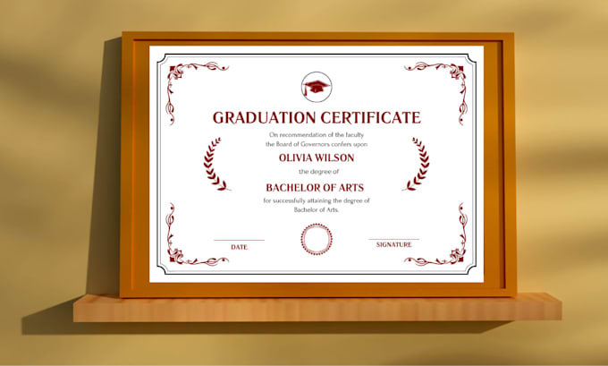 design certificate of appreciation, diploma and award
