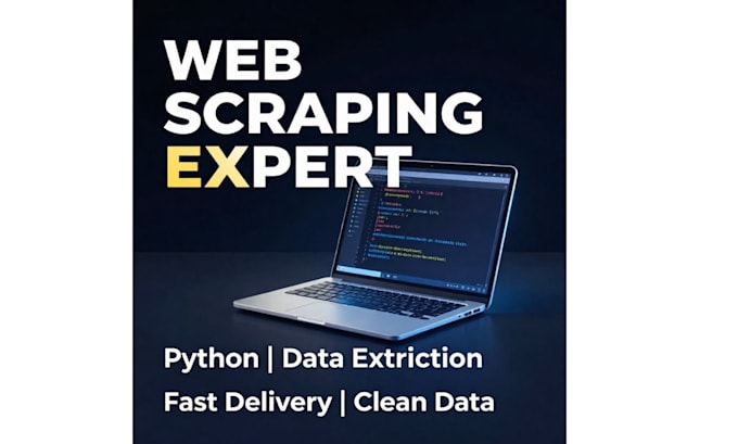do web scraping using python and deliver data in excel csv