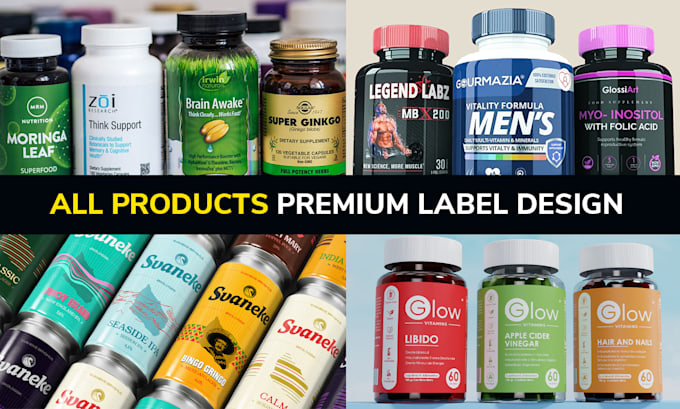 do the premium label design for your product