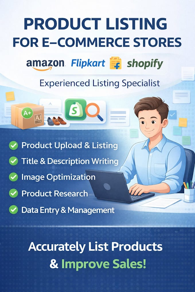 do product listing for ecommerce store
