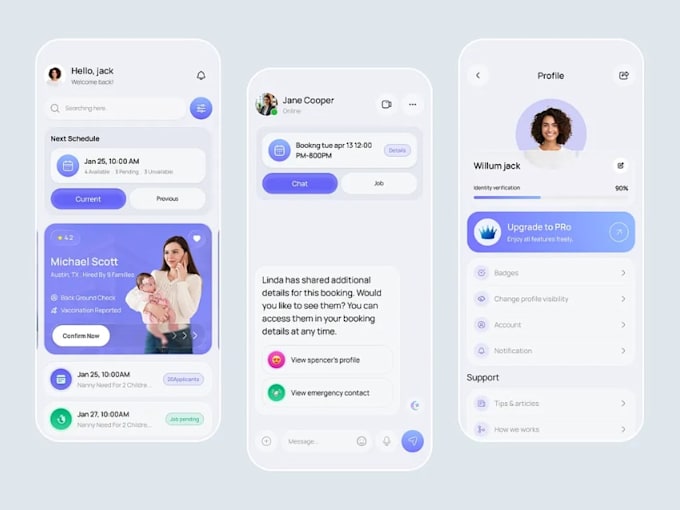 build babysitting app, nanny booking app, childcare app