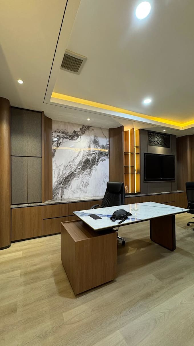 design modern minimalist office and workspace