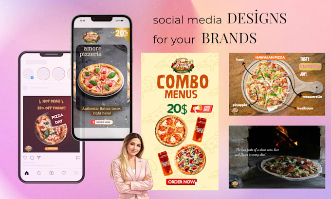 professional social media content
