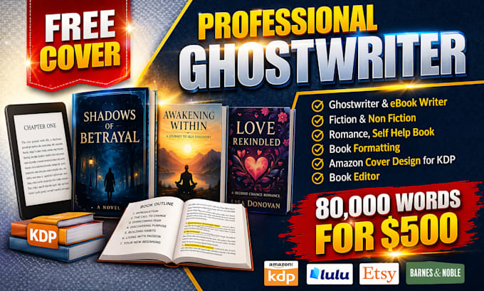 do academic and scholarly fiction ghostwriter, educational writing