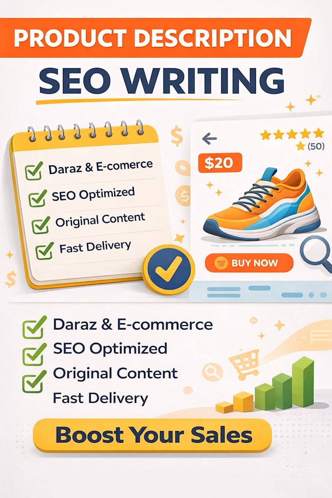 write product description for daraz or online store