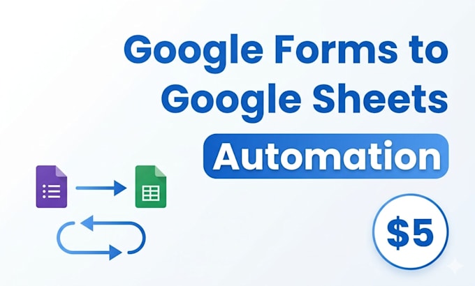 connect formsto sheets to  email with automation