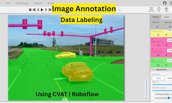 do high quality image annotation and data labeling using cvat and roboflow