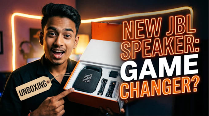 make you a product unboxing youtube thumbnail