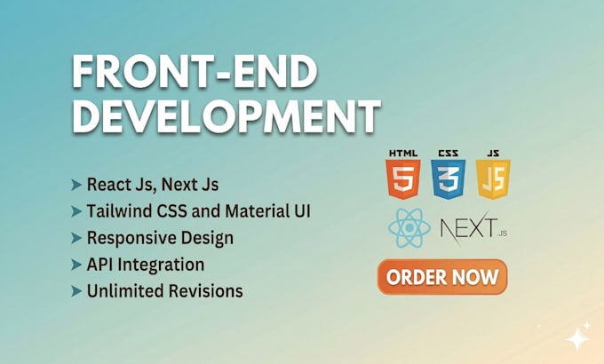 be your front end developer using react js, next js, tailwind css and typescript