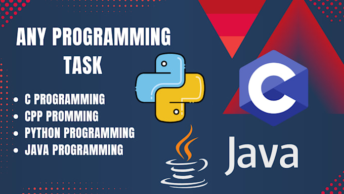 do python c cpp projects java oop programming tasks