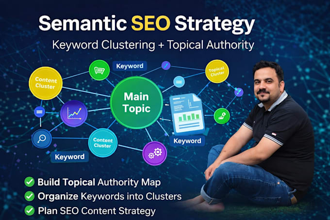 do SEO keyword clustering and topical map for content strategy