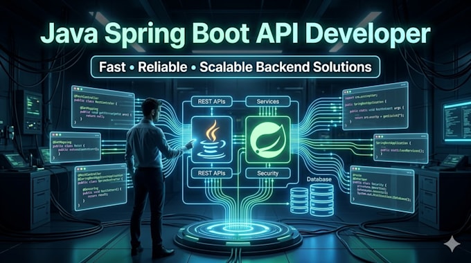 java spring boot rest API development and bug fixing