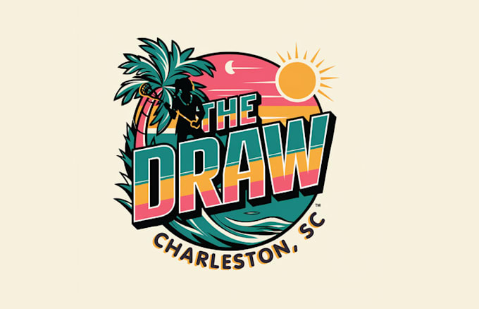 design unique beach logo