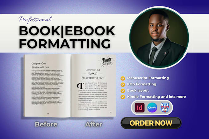 do manuscript book ebook formatting with indesign canva atticus affinity ms word
