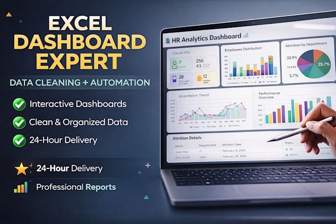 transform your data into powerful dashboards