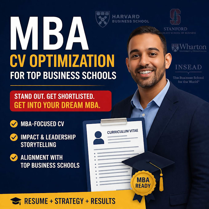 optimize your CV for top MBA applications