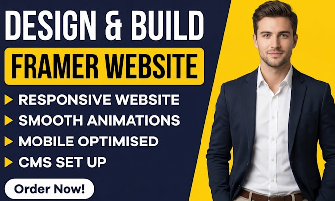 design and build your website on framer with animations