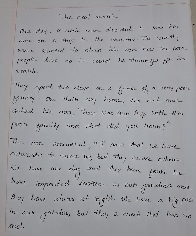 write anything with my beautiful handwriting