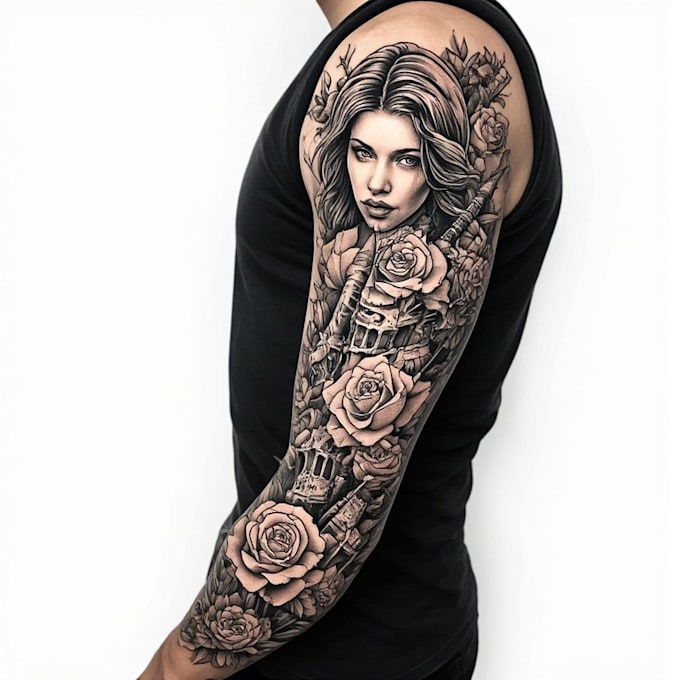 create tattoo design, custom tattoo