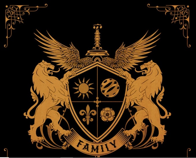 design luxury royal and heraldic crest logo