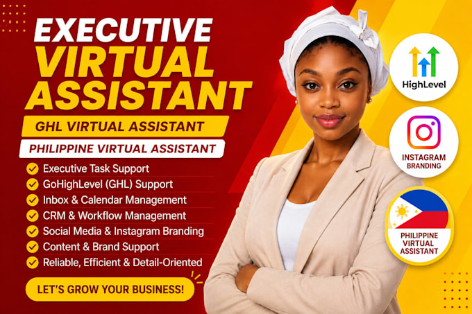instagram manager executive virtual assistant admin ecommerce VA amazon VA etsy