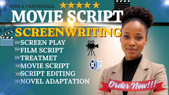 write movie script, screenplay, screenwriting, movie script writing, film script