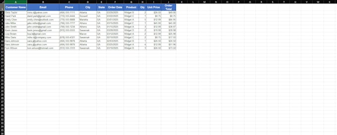clean, organize, and fix errors in your messy data