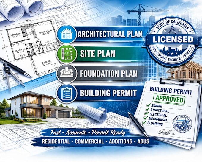 Do permit drawings licensed pe stamp, structural engineer ...