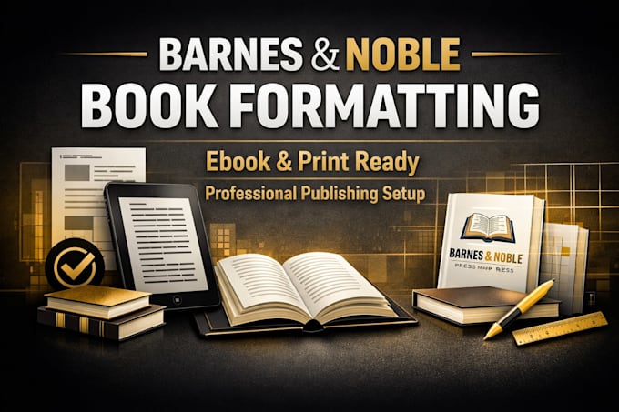 Format and publish your book on barnes and noble press professionally ...