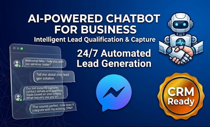 create facebook messenger chatbot for customer service and lead generation