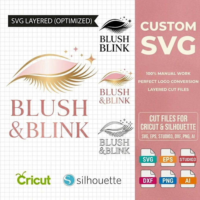 do professional svg logo, svg design, convert image