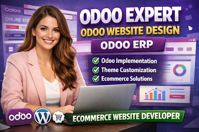 be your odoo expert  odoo website design odoo erp ecommerce website developer