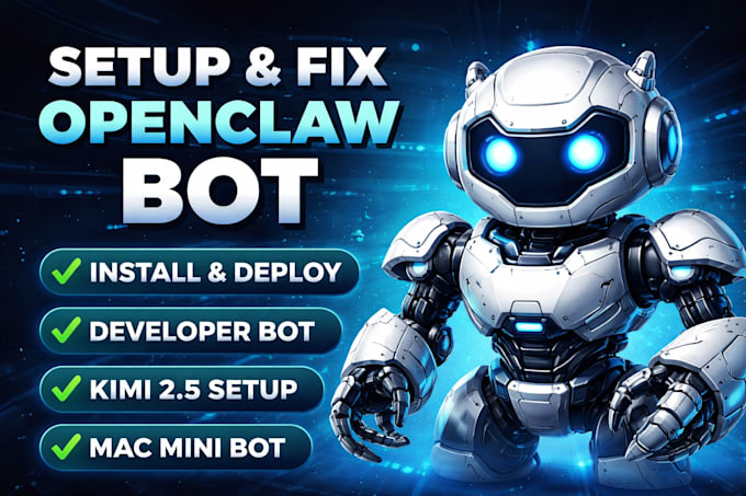 setup fix openclaw open claw developer bot install deploy kimi 2 5 mac mini bot