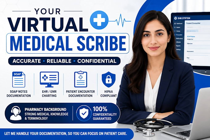 be your professional medical scribe
