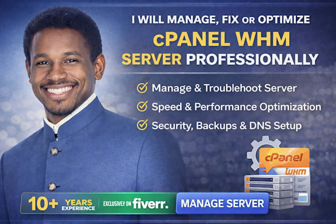 manage, fix, and optimize your cpanel whm server