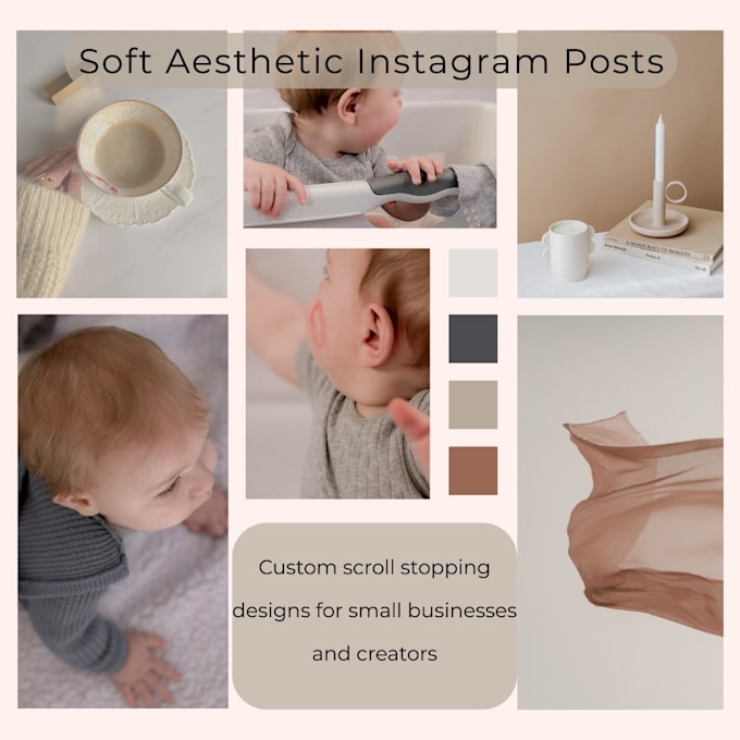 design aesthetic instagram posts and captions for your brand
