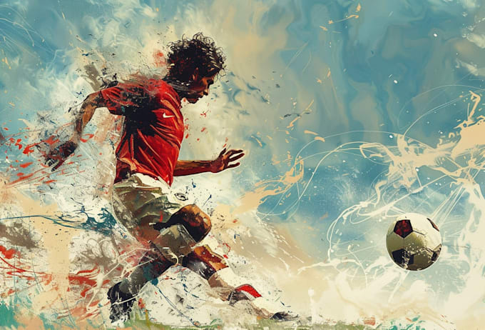 draw sport illustrations or anything in my style