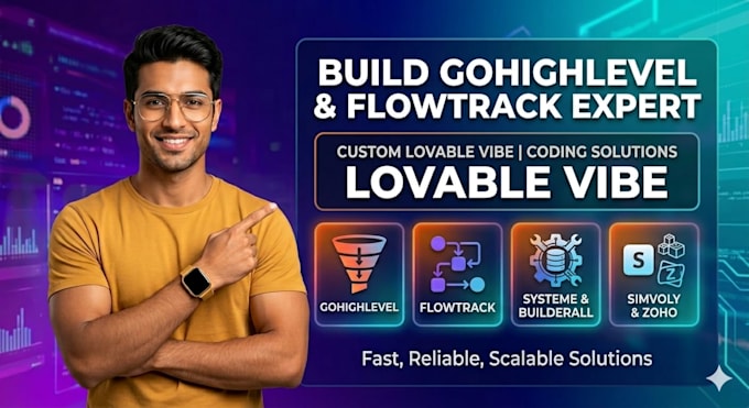 build gohighlevel flowtrack systeme builderall simvoly lovable vibe coding zoho