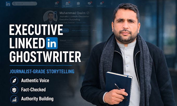 be your linkedin ghostwriter and build your personal brand