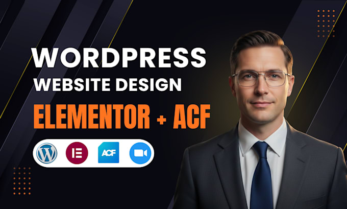 do wordpress website design with elementor and acf redesign wordpress website