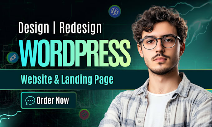 do wordpress website design with elementor and acf redesign wordpress website