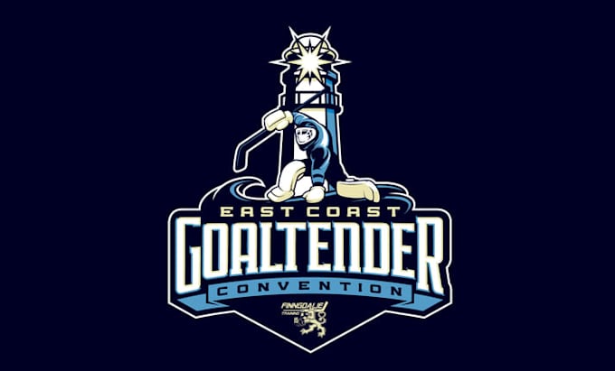 design east coast goaltender convention logo for you
