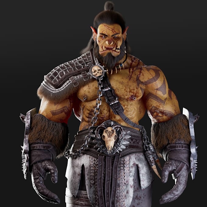 create 3d stylized and realistic character, props model with pbr texture