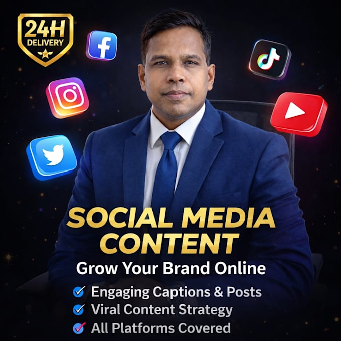 write social media post