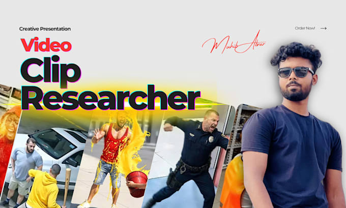 do clip research for youtube compilations video