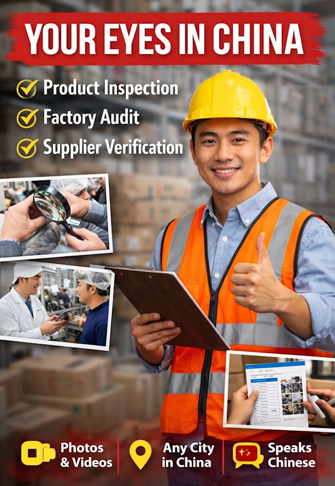 do quality inspection for your products in china