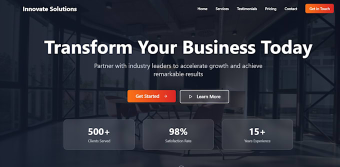 create a responsive website using HTML CSS and react js