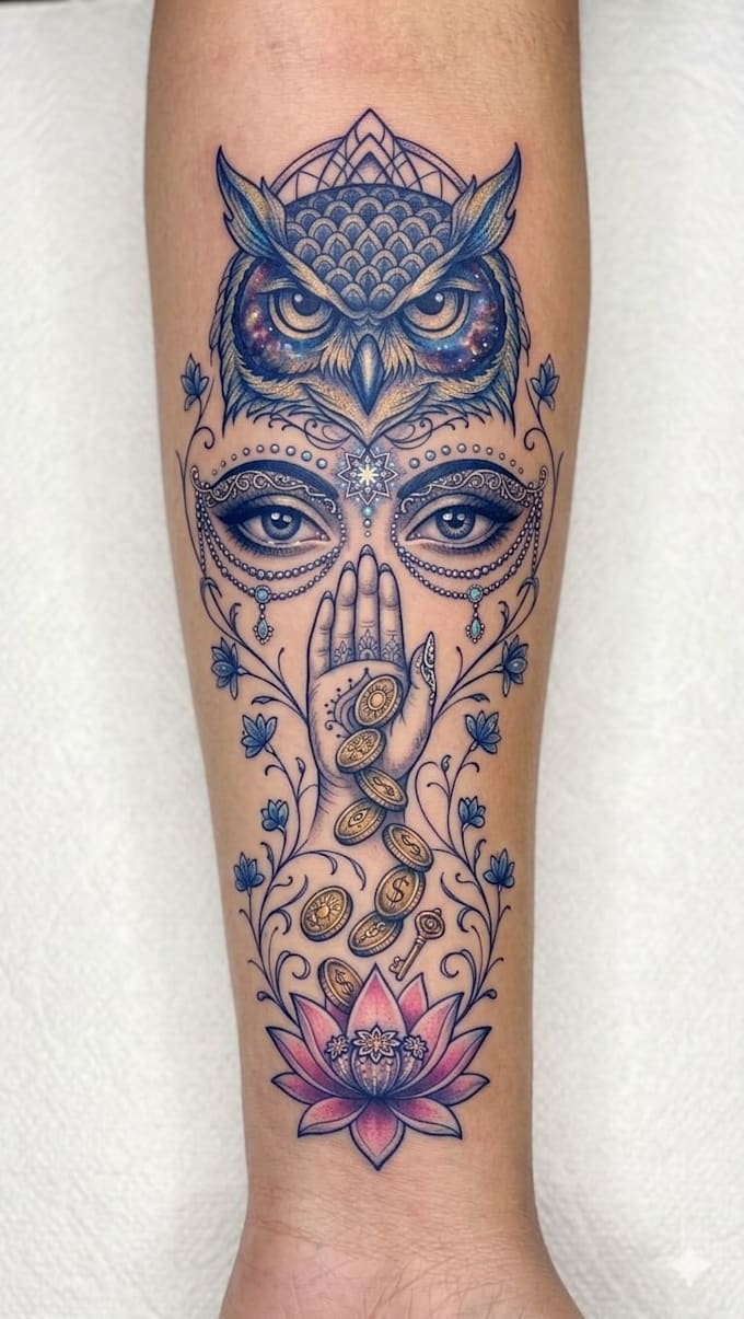 design custom fine line tattoo